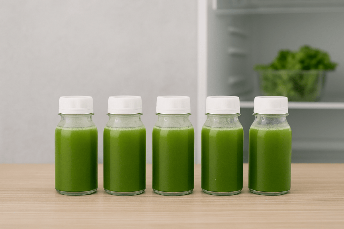 how to store detox wellness shots