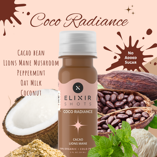 Exploring Coffee's Effects and Exploring Coffee Alternatives: Introducing Coco Radiance by Elixir Shots