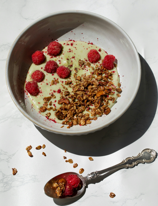 Matcha Energy Shot Overnight Oats