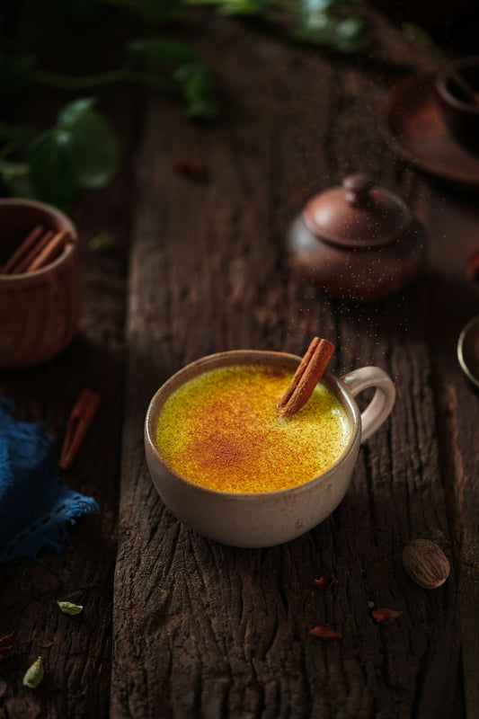 Turmeric Latte Two Ways: Hot and Iced