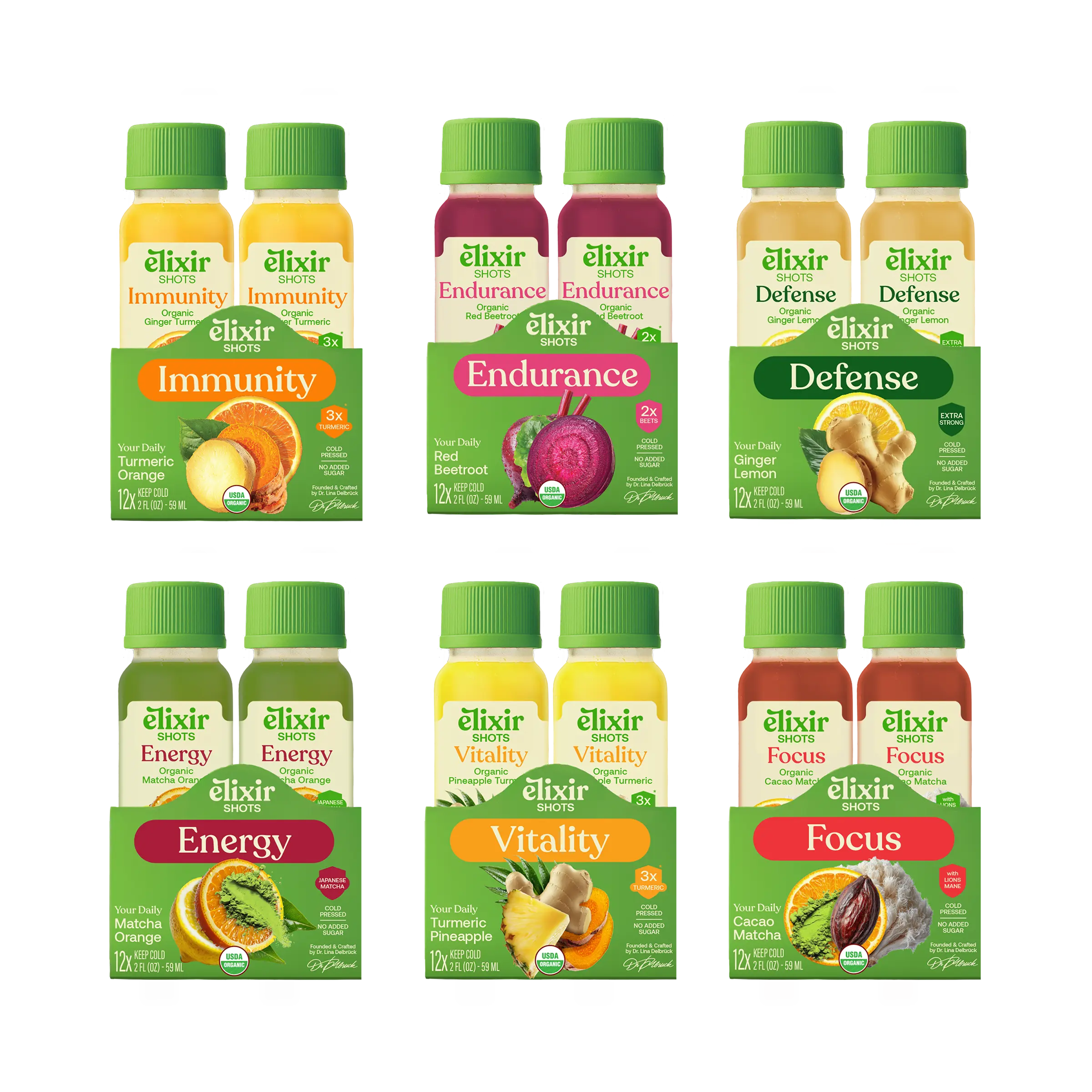 Variety Pack V2 – Elixir Shots