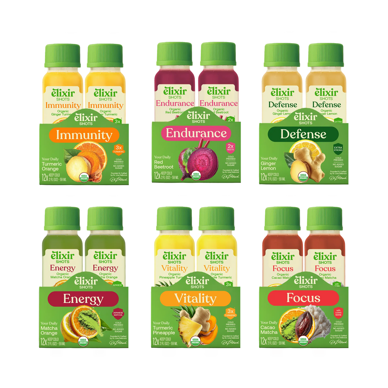 Elixir Shots Variety Pack Variety Pack V2