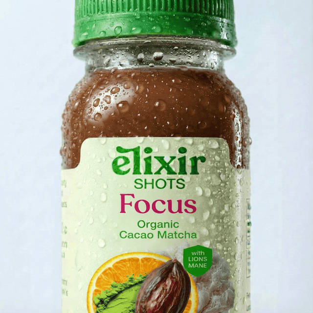 Elixir Shots Wellness Shots 24 Bottles Focus