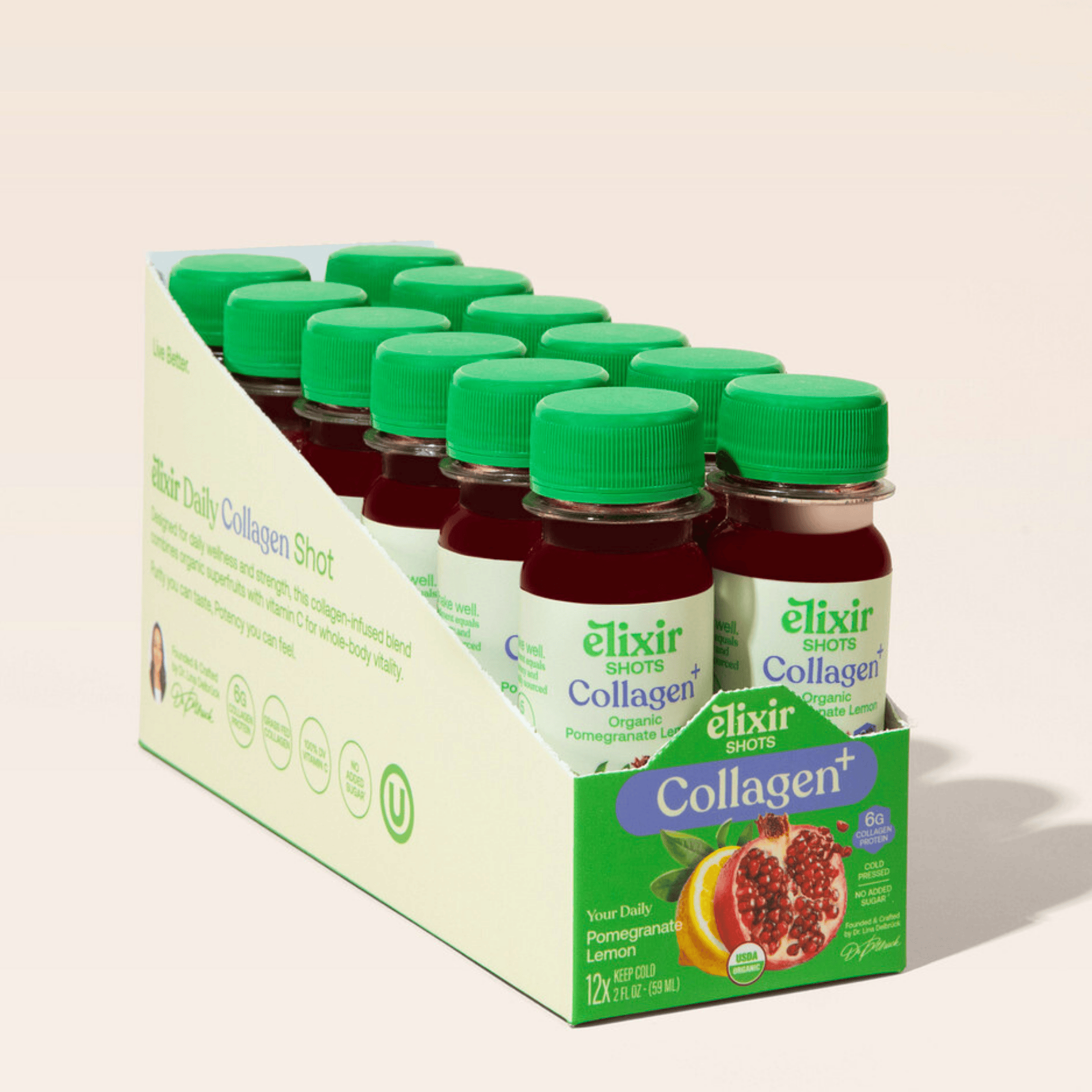 Elixir Shots Wellness Shots Collagen+