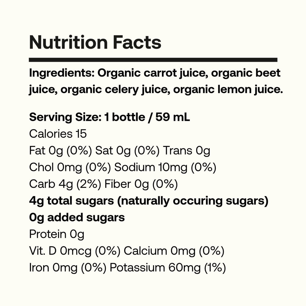 Nutrition facts and ingredients for Endurance