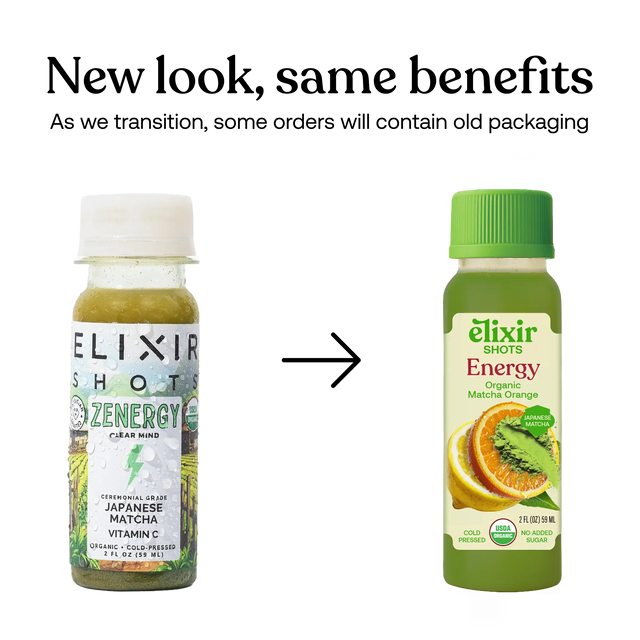 Elixir Shots Wellness Shots Energy