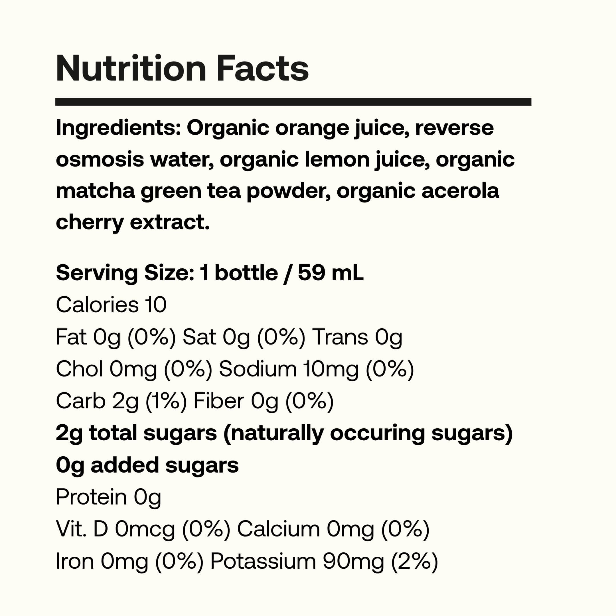 Elixir Shots Wellness Shots Energy