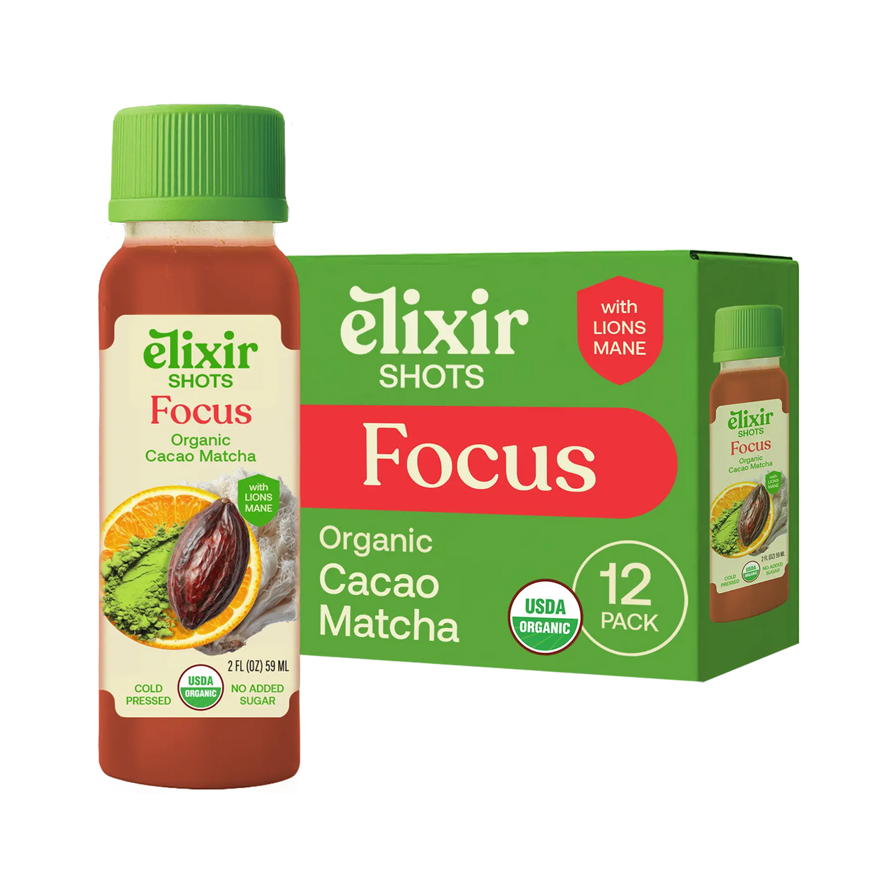 Elixir Shots Wellness Shots Focus