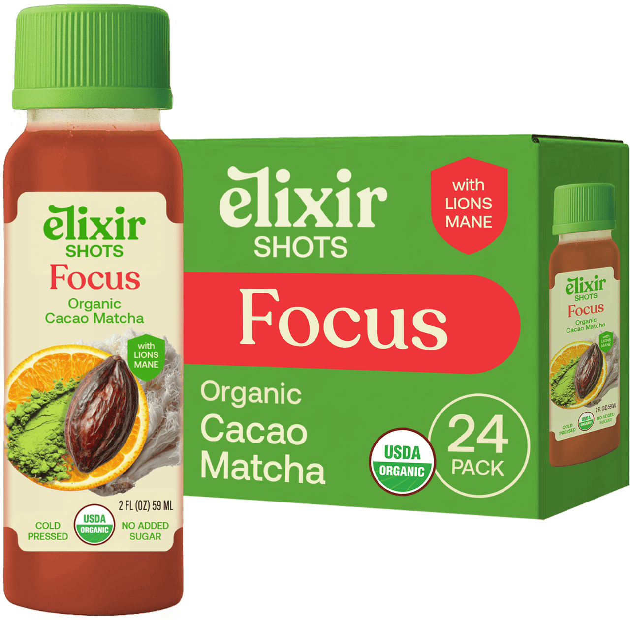 Elixir Shots Wellness Shots Focus