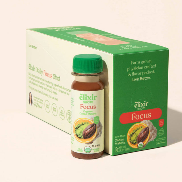 Elixir Shots Wellness Shots Focus