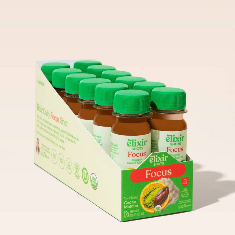 Elixir Shots Wellness Shots Focus