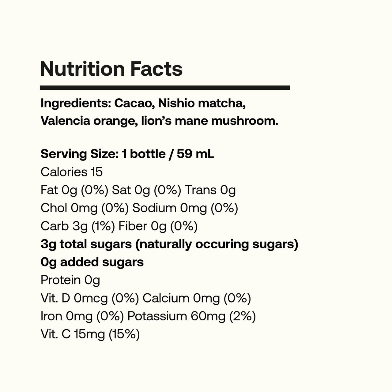 Elixir Shots Wellness Shots Focus