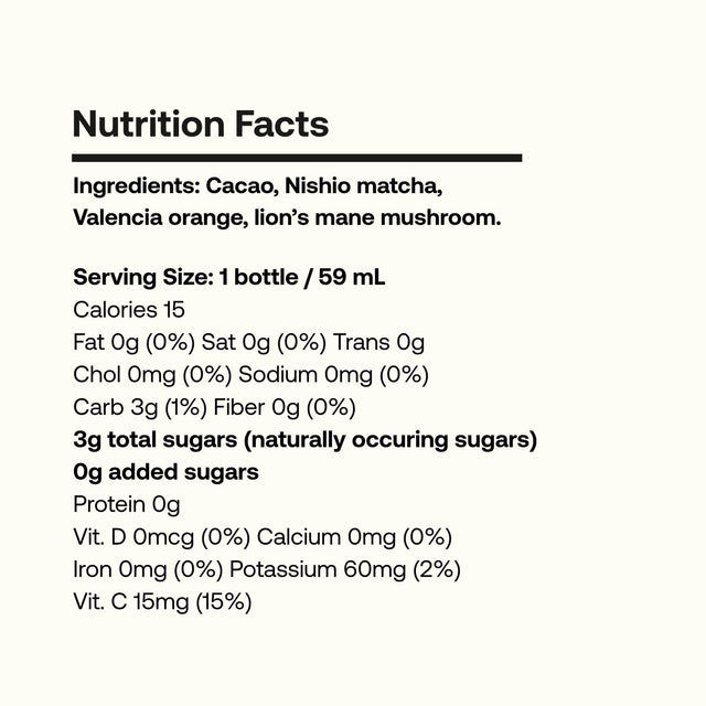 Elixir Shots Wellness Shots Focus