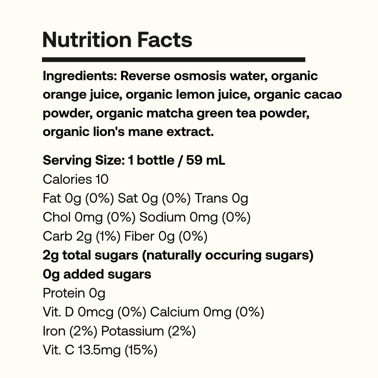 Elixir Shots Wellness Shots Focus