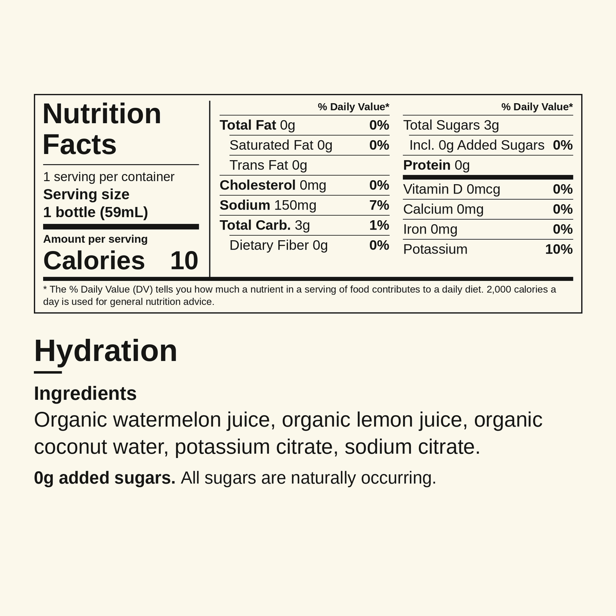 Elixir Shots Wellness Shots Hydration