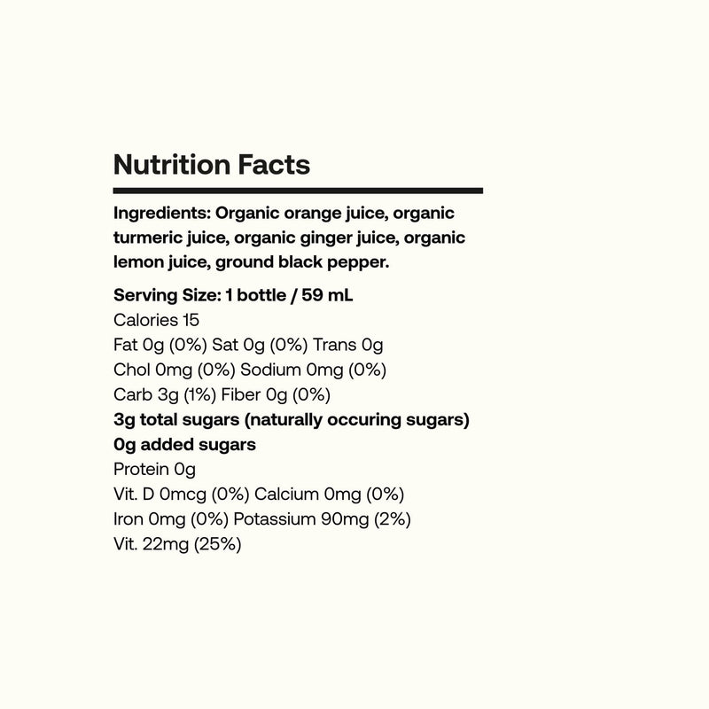 Elixir Shots Wellness Shots Immunity