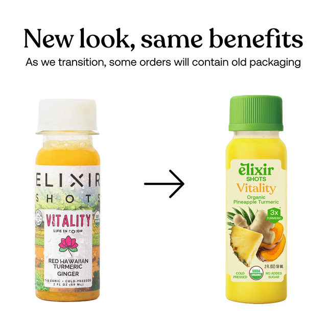 Elixir Shots Wellness Shots Vitality